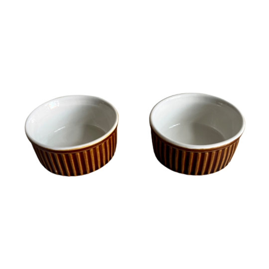 Set Van 2 Vintage Crème Brûlée Schaaltjes 1