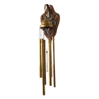 Art Deco Wand Windgong Met Lachende Sater, 1910 Tot 1940 thumbnail 1