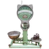 Zeldzame Art Deco , Art Nouveau Weegschaal Van W.C Olland