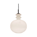 Large White Glass Pendant Light Xl By Peill And Putzler thumbnail 1