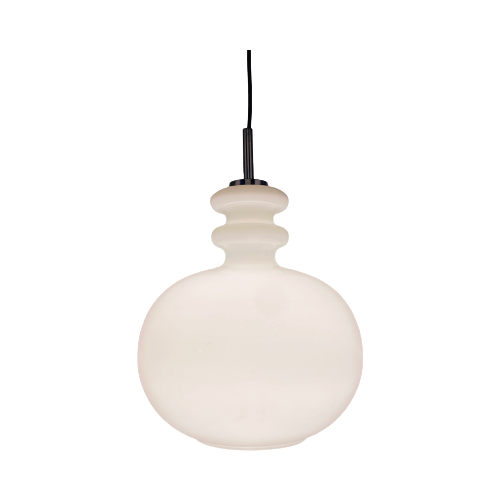 Large White Glass Pendant Light Xl By Peill And Putzler