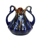 Vaas Blauw Art Nouveau thumbnail 1