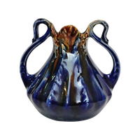 Vaas Blauw Art Nouveau