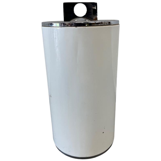 Vintage Staande Asbak / Vloerasbak Met Chroom Accent 1