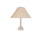 Vintage Tafellamp Plexiglas Messing Italië ‘70 Regency Lamp thumbnail 1