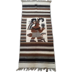 Vintage Wandkleed Peru Mexico Vloerkleedje Vloerkleed Katoen thumbnail 1