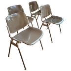 Set Van 4 Axis Stoelen - Castelli Piretti Dsc 106 Design thumbnail 1