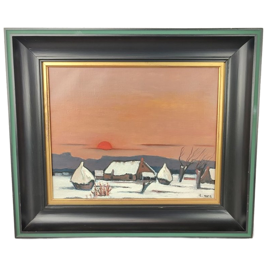 R. Mees - Winter Landschap 1