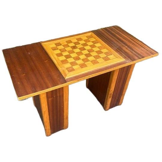 Vintge Schaak/bijzet Tafel 1