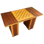 Vintge Schaak/bijzet Tafel thumbnail 1