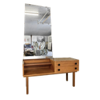 Vintage Kaptafel Met Spiegel. Sixties. Design. Retro. thumbnail 1