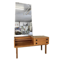 Vintage Kaptafel Met Spiegel. Sixties. Design. Retro.