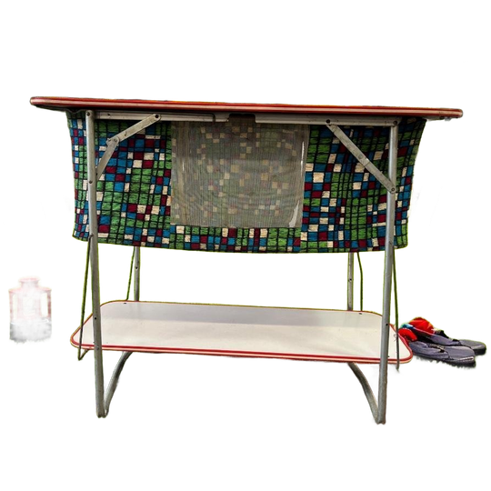 Vintage Inklapbare Camping Tafel / Kampeertafel 1