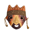 Peruaans Masker - Peru Cultuur -Wanddecoratie Kunstwerk - Peru thumbnail 1