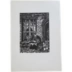 Houtsnede Frans Masereel: De Kantkloster thumbnail 1