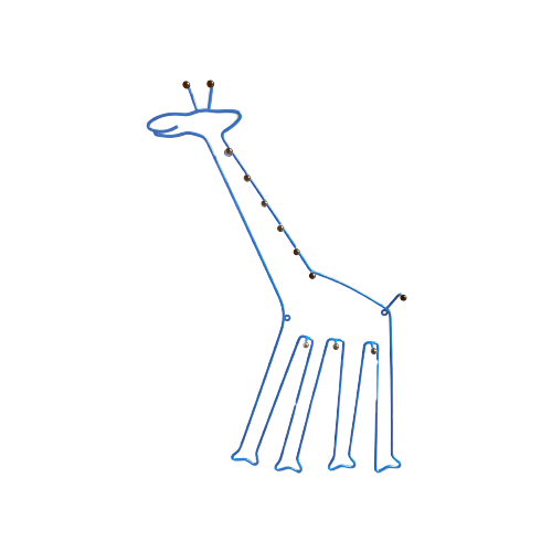 Grote Ikea Draadmetalen Giraffe Kapstok