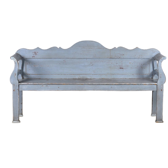 Antieke Hongaarse Grenen Bank, Ca. 1900 1