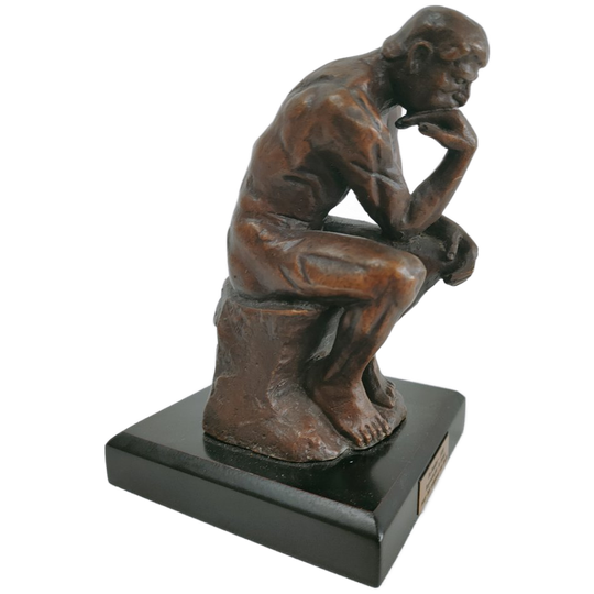 Miniatuur Bronzen Beeld De Denker 1