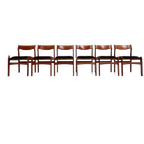 Set Van 6 Opnieuw Gestoffeerde Stoelen Van Burchardt Nielsen thumbnail 1