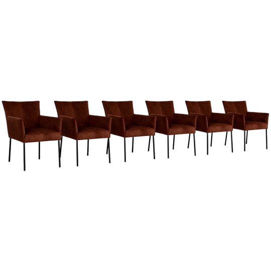 bert plantagie | Set Van 6 Eetkamerstoelen Bliss 1