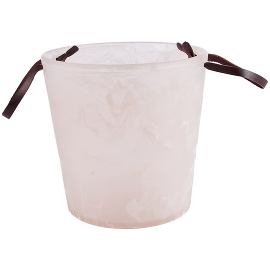 Bazar Bizar | Resin Ijsemmer - Roze Wit 1