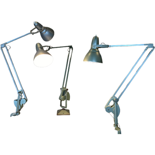 Vintage Industriële Bureaulampen – Erpé 1