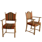 Brutalist Eetkamerstoelen | Vintage Stoelen | Deens thumbnail 1