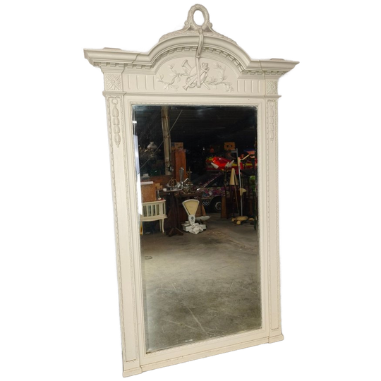 Prachtige Grote Antieke Spiegel 1