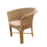 6X Mooi Naturel Rotan, Eetkamer Stoelen