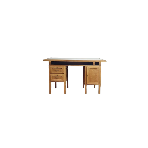 Large Oak Architect Desk / Table 1940'S