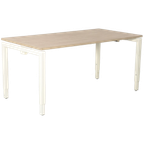 Solidesk Bureau, Bladkleur Naar Keuze, 180 X 80 Cm, Hoogte Instelbaar Onderstel thumbnail 1