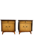 Set Van 2 Vintage Mini Kastjes / Nachtkastjes thumbnail 1