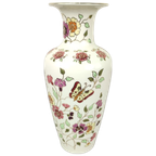 Vintage Zsolnay Vaas Met Vlinders & Bloemen thumbnail 1