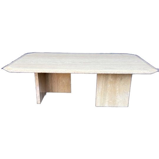 Vintage Travertin Salontafel 1
