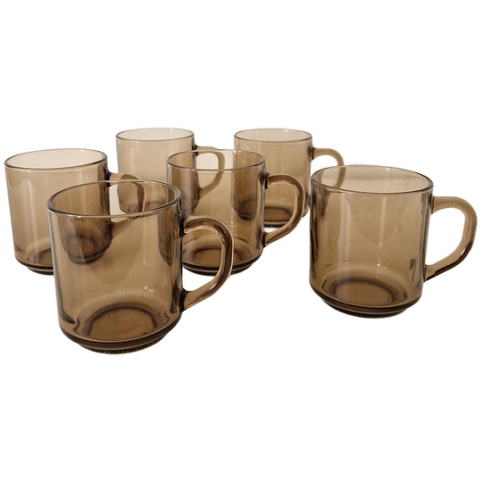 Set Van 6 Arcoroc Theeglazen Rookglas Glazen 1