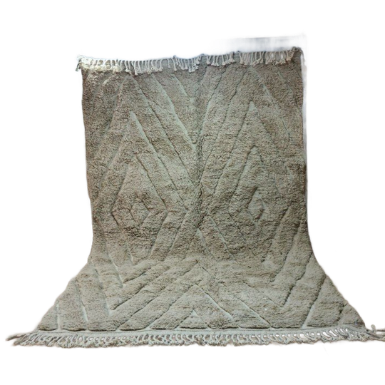 Authentiek Marokkaans Berber Beni Ourain Tapijt 300X200 Cm - 100% Wol, Handgemaakt 1