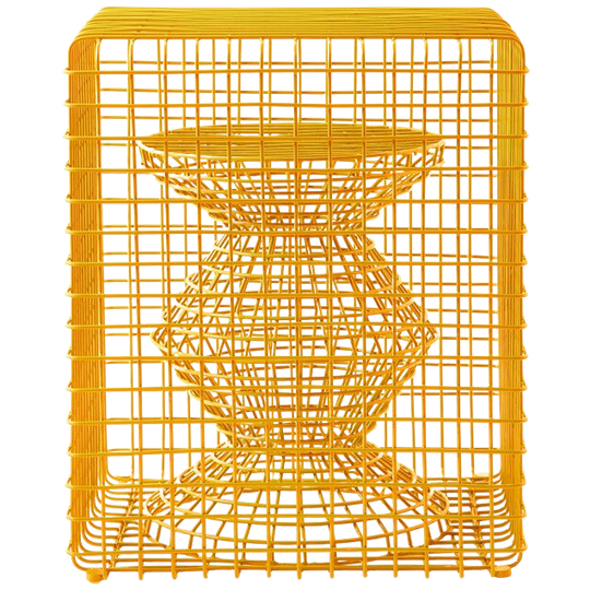 Polspotten | Wire Zig Zag Kruk 1