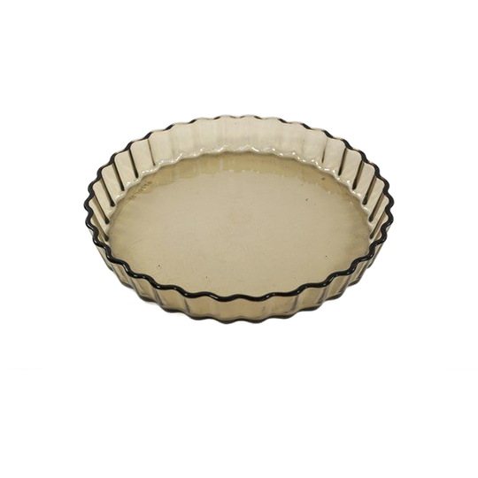 Vintage Ovenschaal Rookglas Arcopal 1