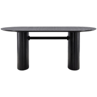 Bygstad Eetkamertafel - 180 X 90 Cm - Zwart