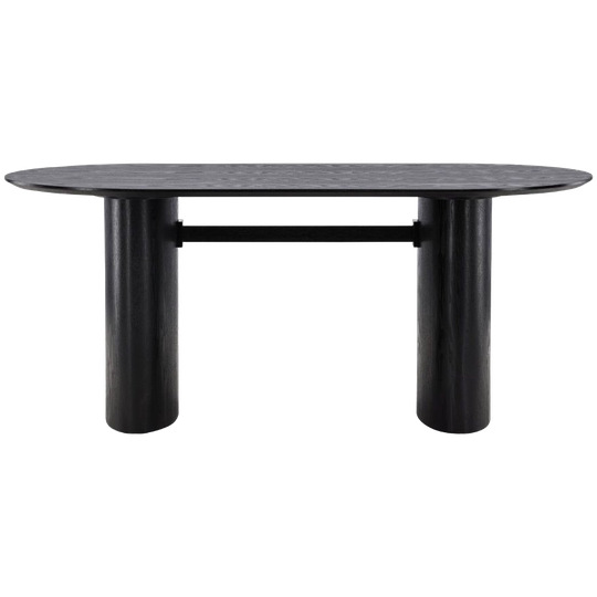 Bygstad Eetkamertafel - 180 X 90 Cm - Zwart 1