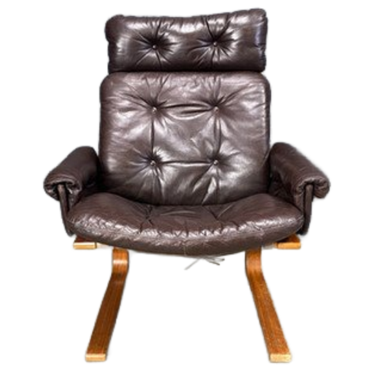 Elsa & Nordahl Solheim Kengu Armchair - 1960s 1