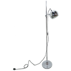 Space Age Chromen Staande Bol Lamp Vloerlamp thumbnail 1