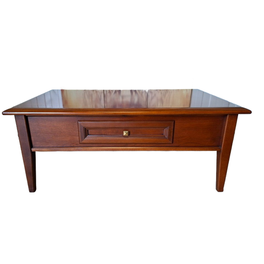 Klassiek Engels Salontafel Mahonie Hout Lichte Gebruikssporen Afm.120x70cm En 50cm Hoog. 1