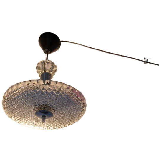 Vintage Kristallen Lamp Jaren 70 1