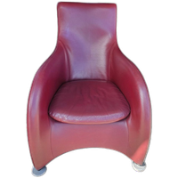 Montis / Gerard Van Den Berg / 1990s / Bordeaux Red Leather