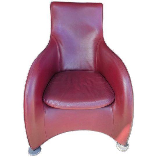 Montis / Gerard Van Den Berg / 1990s / Bordeaux Red Leather 1