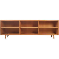 Vintage Danish Sideboard Oak| Dressoir Open Eiken Fineer