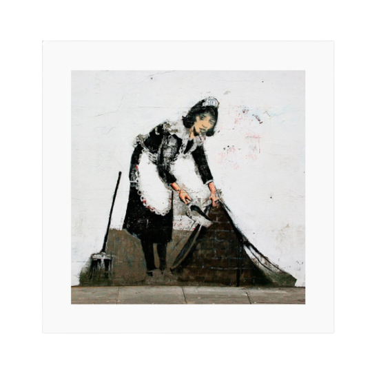 Poster - King & Mcgaw Regents Park Road - Banksy 40 X 40 Cmking & Mcgaw Regents Park Road 1