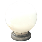 Industriele Plafondlamp Met Witte Glazen  Bol -Reliving thumbnail 1