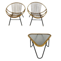 Vintage Rotan Lounge Set | Rohé Noordwolde | Fauteuils
